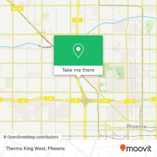 Thermo King West map