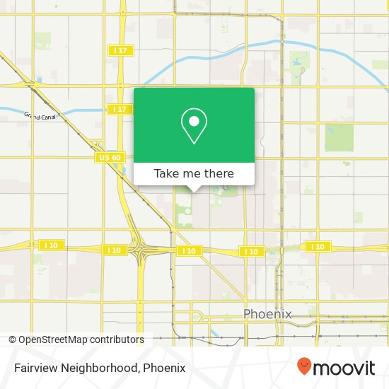 Fairview Neighborhood map