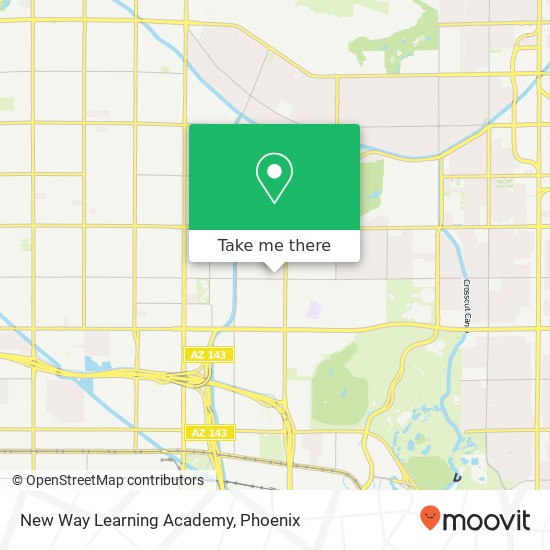 New Way Learning Academy map