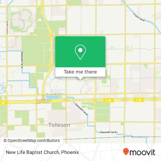 New Life Baptist Church map