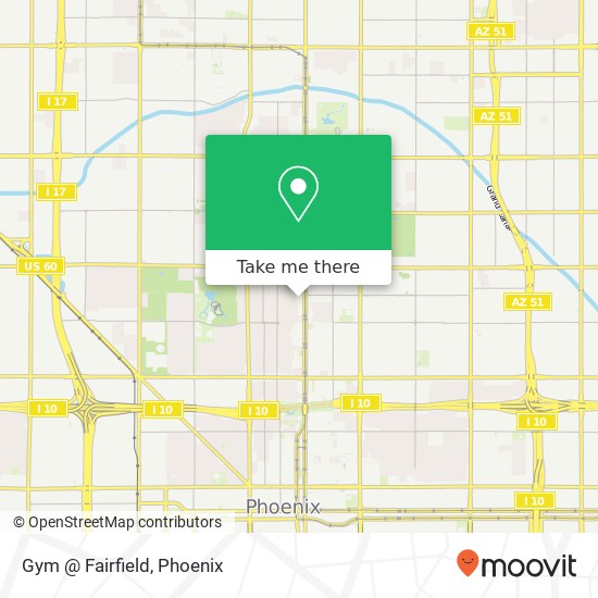 Gym @ Fairfield map