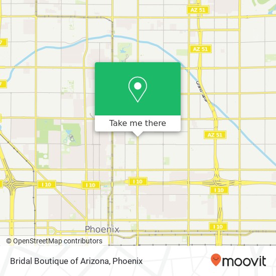 Bridal Boutique of Arizona map
