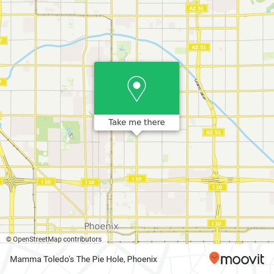 Mapa de Mamma Toledo's The Pie Hole