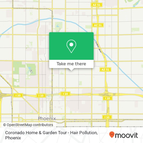 Coronado Home & Garden Tour - Hair Pollution map