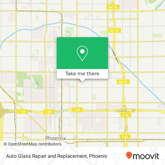 Auto Glass Repair and Replacement map