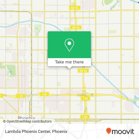 Lambda Phoenix Center map