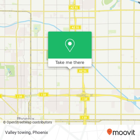 Valley towing map
