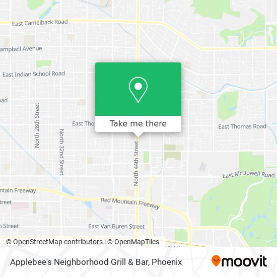 Mapa de Applebee's Neighborhood Grill & Bar