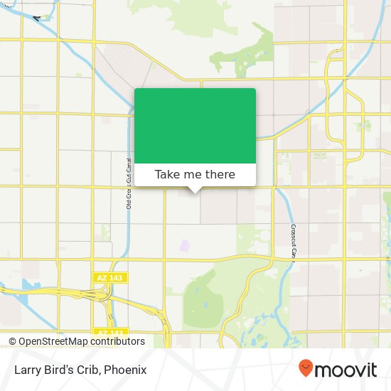 Larry Bird's Crib map