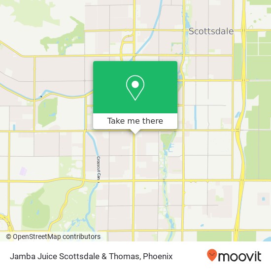 Mapa de Jamba Juice Scottsdale & Thomas