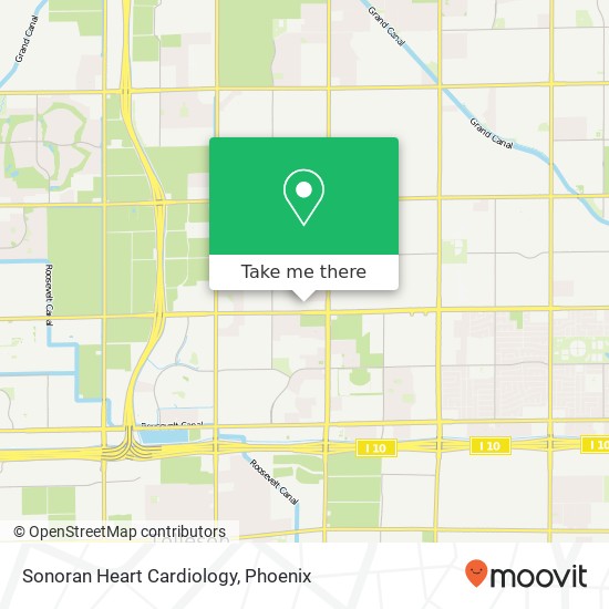 Sonoran Heart Cardiology map