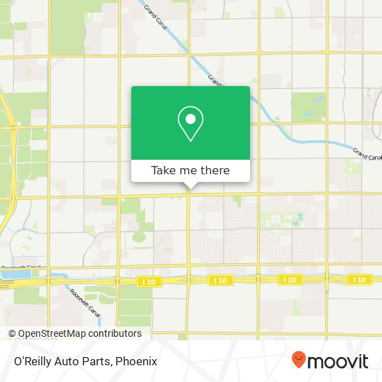 O'Reilly Auto Parts map