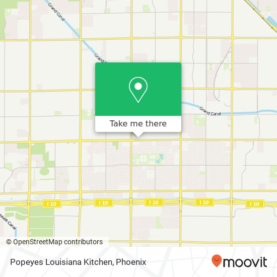 Popeyes Louisiana Kitchen map