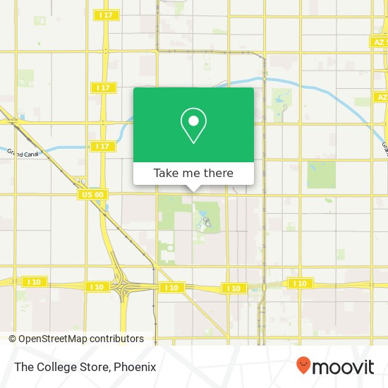 Mapa de The College Store