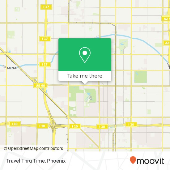 Travel Thru Time map