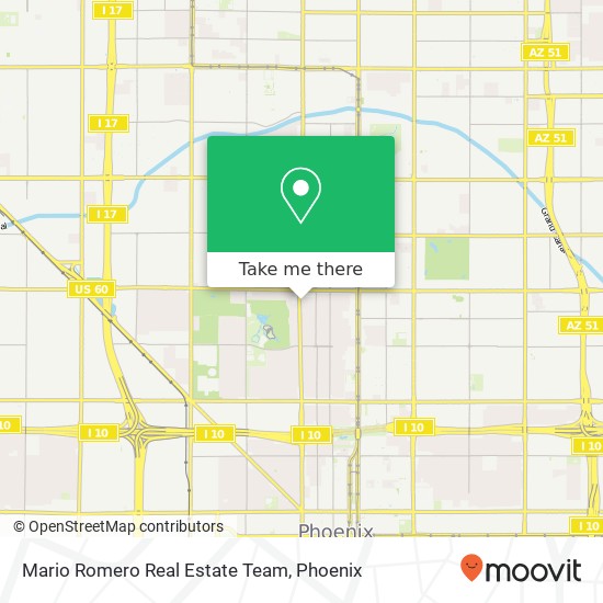 Mario Romero Real Estate Team map