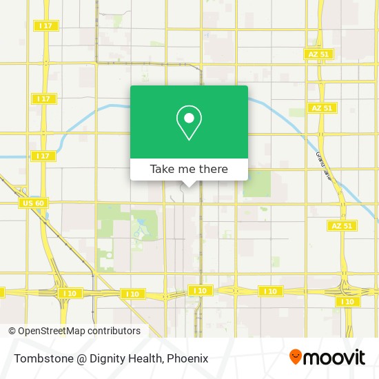 Mapa de Tombstone @ Dignity Health