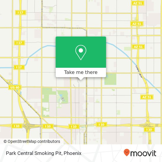 Mapa de Park Central Smoking Pit