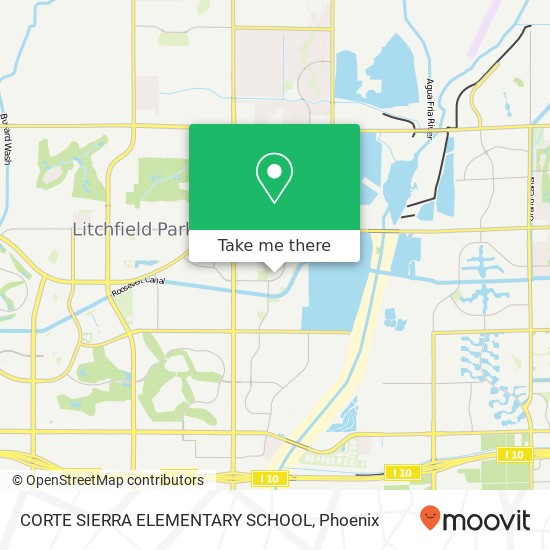 Mapa de CORTE SIERRA ELEMENTARY SCHOOL