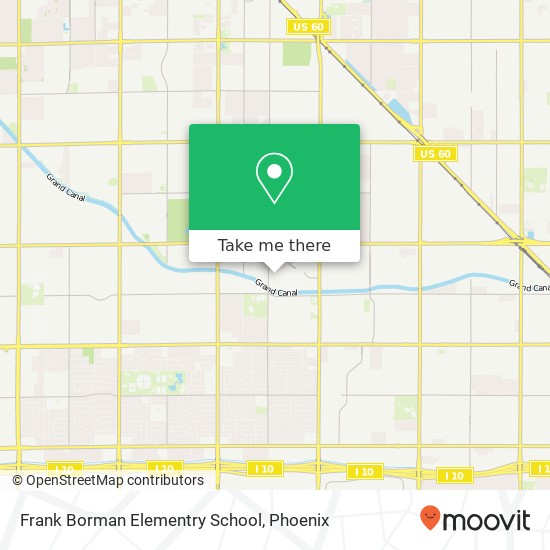 Mapa de Frank Borman Elementry School