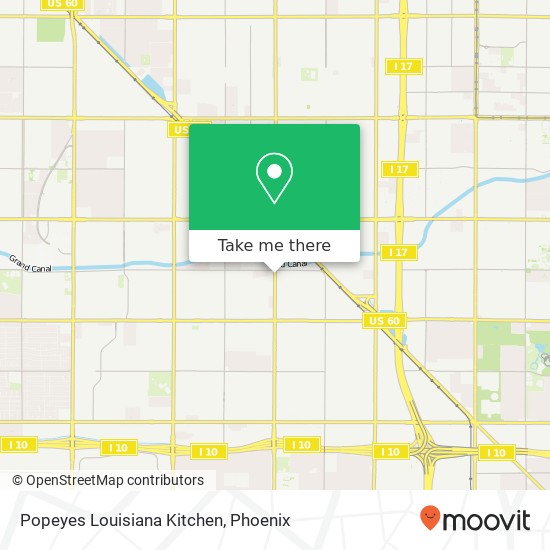 Mapa de Popeyes Louisiana Kitchen