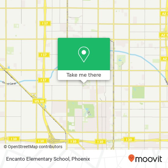 Mapa de Encanto Elementary School