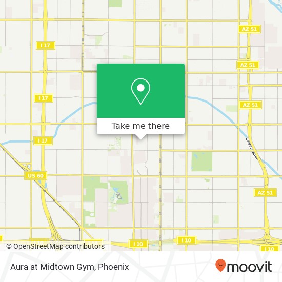 Aura at Midtown Gym map