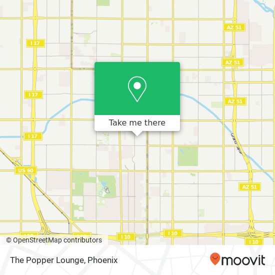 The Popper Lounge map