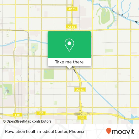 Mapa de Revolution health medical Center