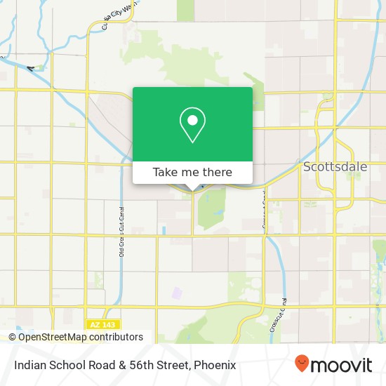 Mapa de Indian School Road & 56th Street
