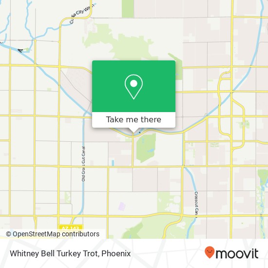 Mapa de Whitney Bell Turkey Trot