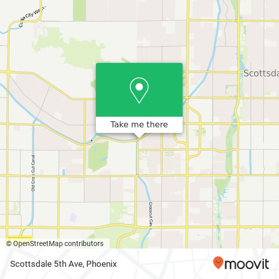 Scottsdale 5th Ave map