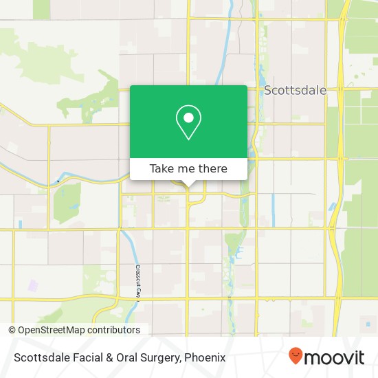 Mapa de Scottsdale Facial & Oral Surgery