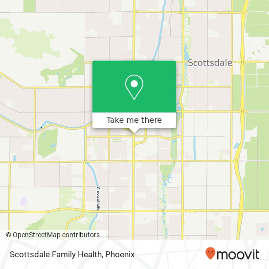 Mapa de Scottsdale Family Health