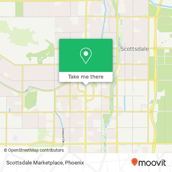 Mapa de Scottsdale Marketplace