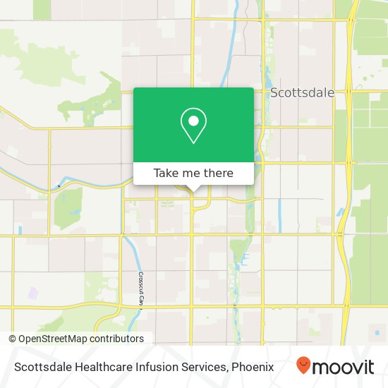 Mapa de Scottsdale Healthcare Infusion Services