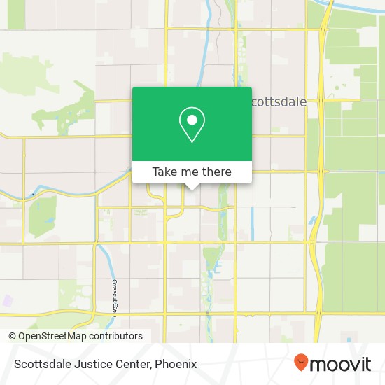 Mapa de Scottsdale Justice Center