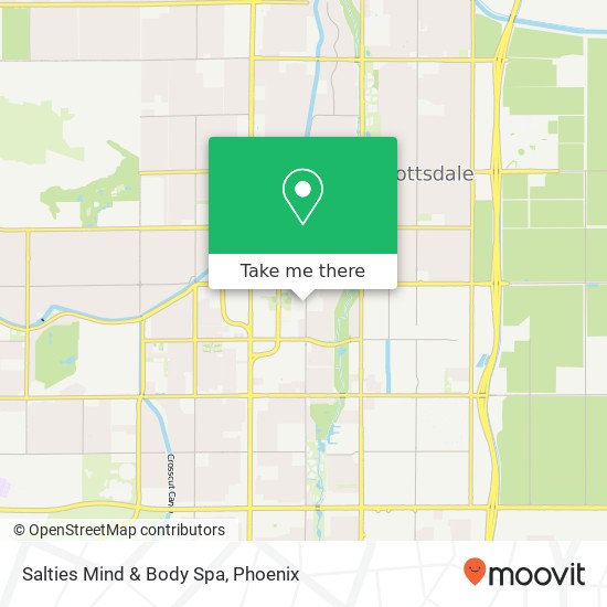 Salties Mind & Body Spa map