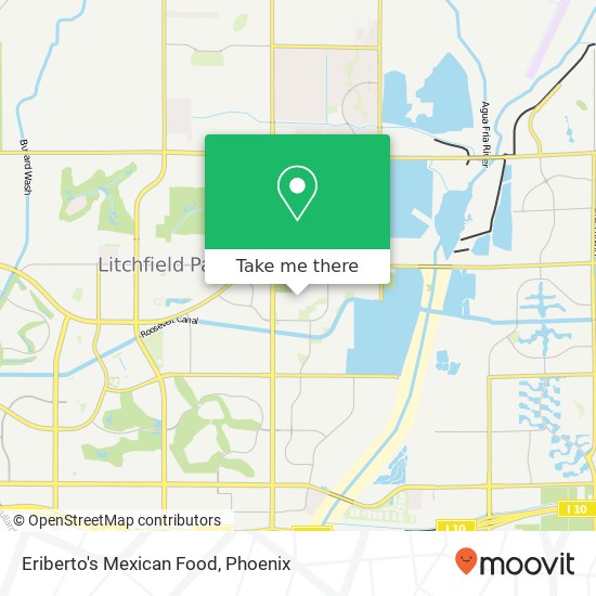 Eriberto's Mexican Food map