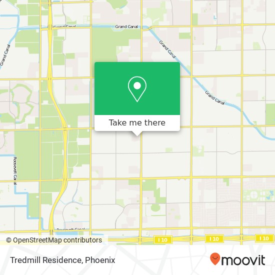 Tredmill Residence map