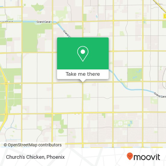 Church's Chicken map