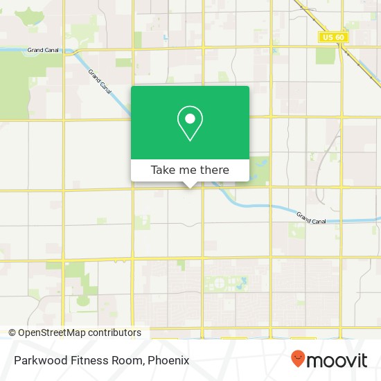 Mapa de Parkwood Fitness Room