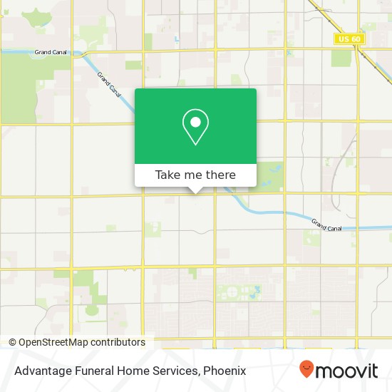 Advantage Funeral Home Services map