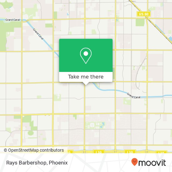 Mapa de Rays Barbershop