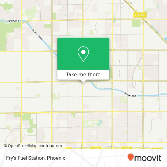 Fry's Fuel Station map