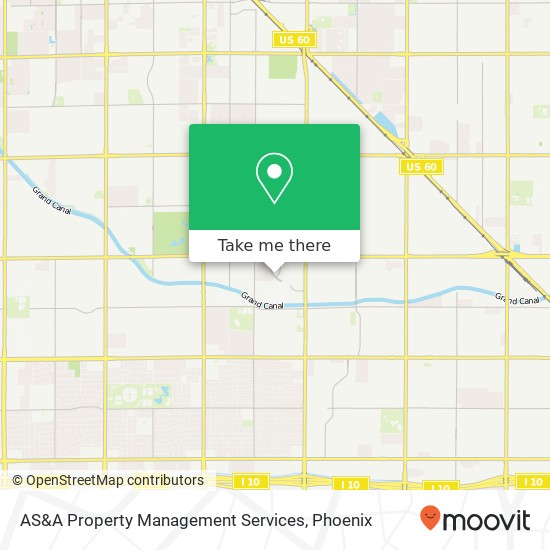 AS&A Property Management Services map