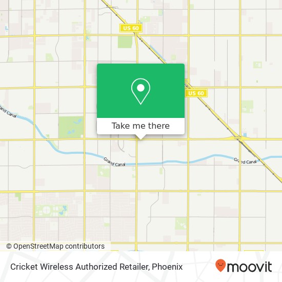 Cricket Wireless Authorized Retailer map