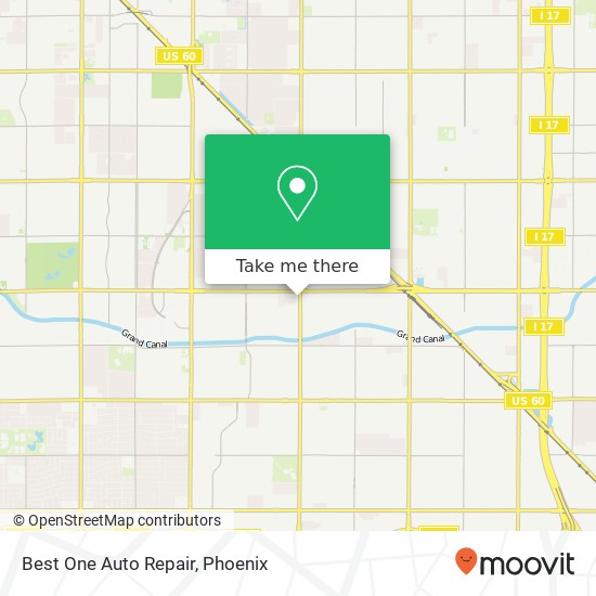 Mapa de Best One Auto Repair