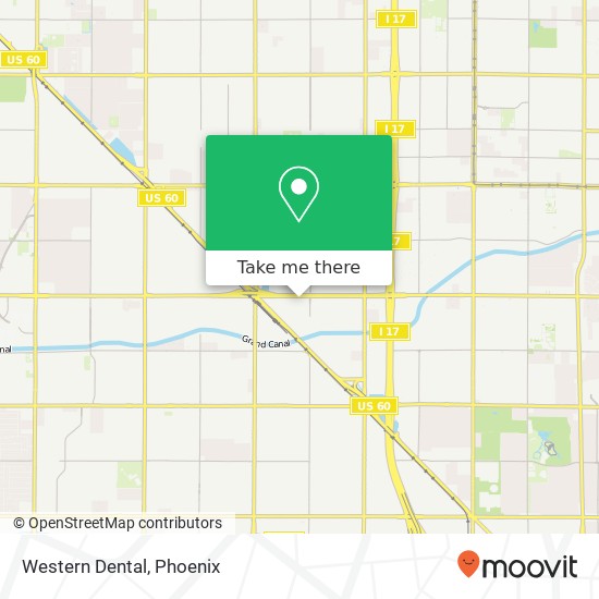 Mapa de Western Dental