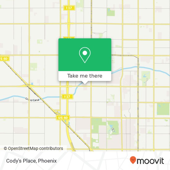 Cody's Place map